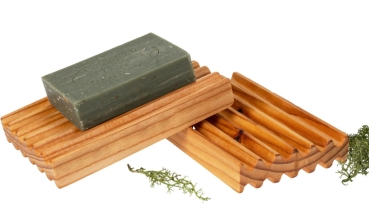 Seifenhalter Lärche , Seifenhalter Set , Eselsmilchseife, Holz Seifenschale ,